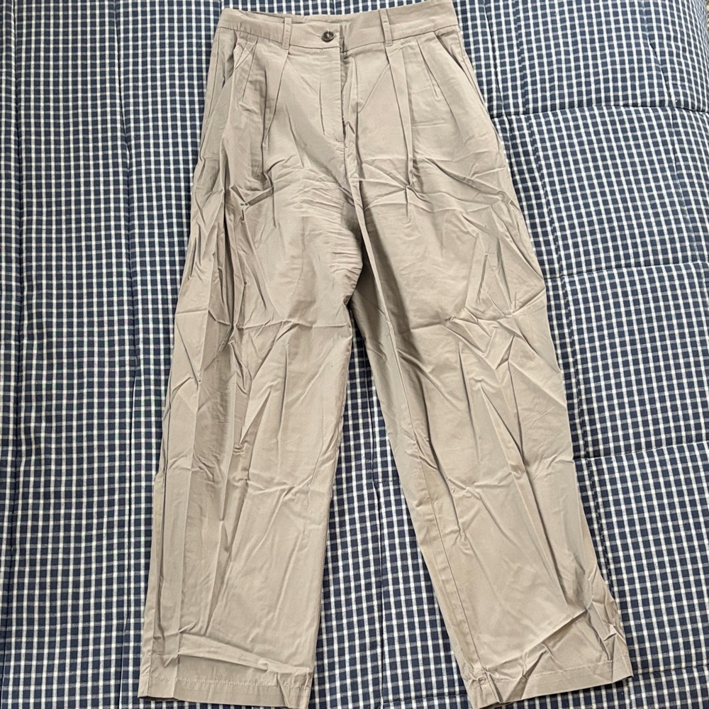 WithBlack Grey High Rise Pleated Trousers
